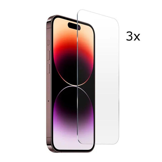 3X Panzerfolie Für Iphone 16 15 14 13 12 11 XS Pro Max 8 7 plus SE Schutzglas